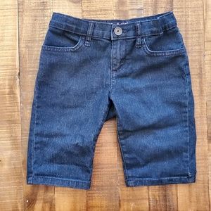 NEW girls denim Bermuda shorts size 6